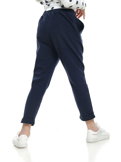 Брюки для девочки UD 3401 синий - Mini maxi фото 10