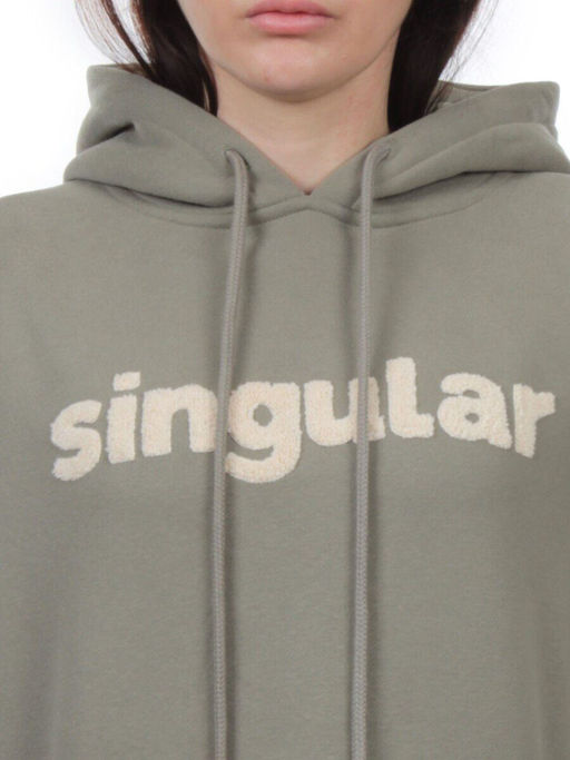 2622 GRAY GREEN Толстовка женская (85% хлопок, 10% полиэстер, 5% спандекс) - Fashion фото 4