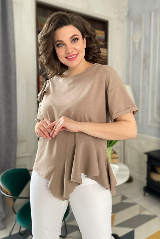 Блуза Rumoda 2122 капучино  фото 2