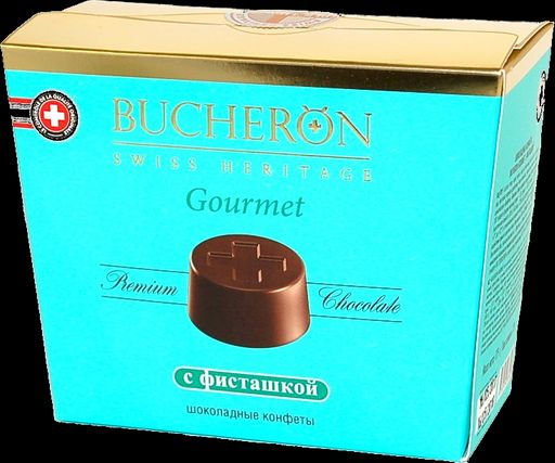 BUCHERON. Gourmet с фисташкой 175 гр. карт.пачка