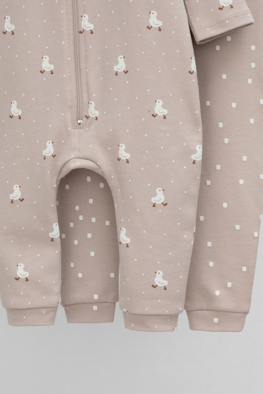 К 6522-2уп/мини квадратики,цыпленок комбинезон яс - Crockid фото 4