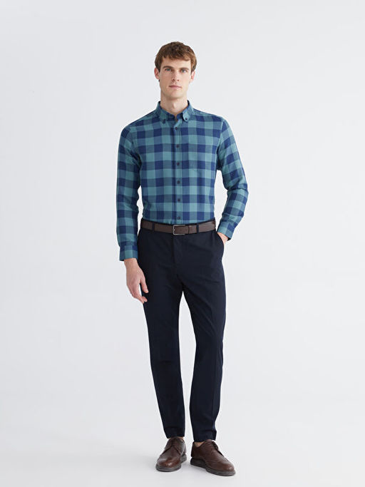 Regular Fit Ekose Erkek G?mlek