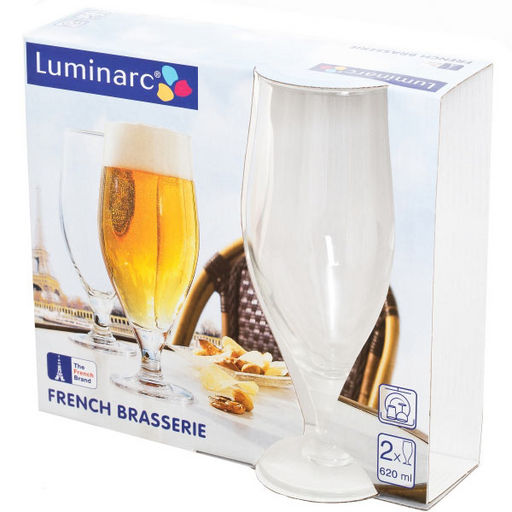 Набор бокалов 2шт.х620мл ФРАНЦУЗСКИЙ РЕСТОРАНЧИК арт.N6027 /Люминарк/