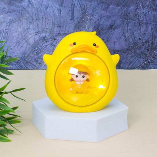 Ночник Baby duck, yellow (10 см), пластик