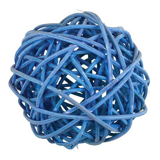 Blumentag BRF-9 Шар декоративный из ротанга d. 9 см 6 шт. №03 св. зеленый  фото 6