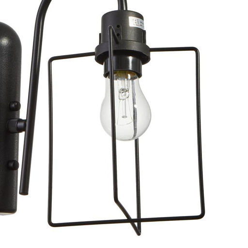 Бра «Фламент», 1×40 Вт E27, черный, 25×16×33 см