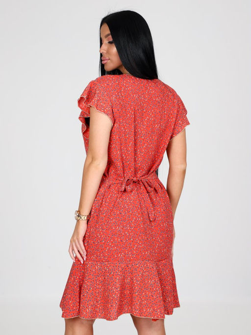 111 ПЛАТЬЕ/ХАЛАТ (Морковный) - А-дина фото 5