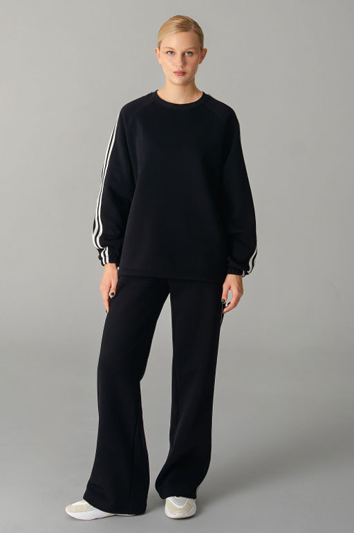 Арт. 2918 Костюм женский с начесом 46-54 (5 шт) Цвет:черный