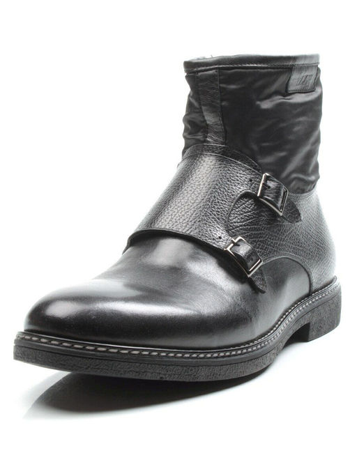 01-H9029-D23-SW3 BLACK Ботинки демисезонные мужские (натуральная кожа) - Фабричный китай фото 6