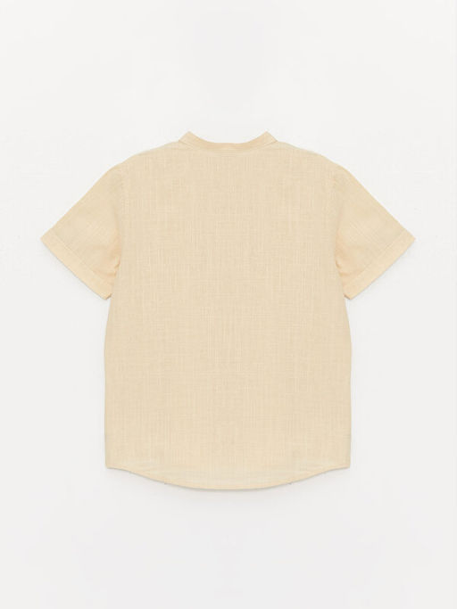 Hakim Yaka Basic K?sa Kollu Erkek ?ocuk G?mlek - Waikiki фото 2