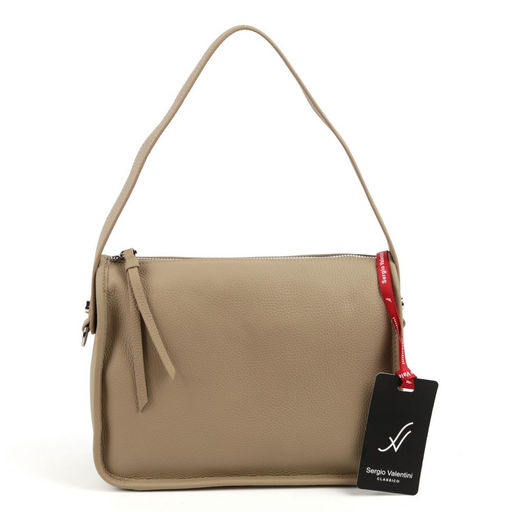 Женская кожаная сумка Sergio Valentini SV-6108 Хаки203  фото 2