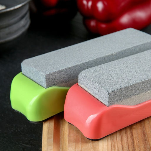 Точильный камень Доляна «Стоун», 14.7 см, МИКС