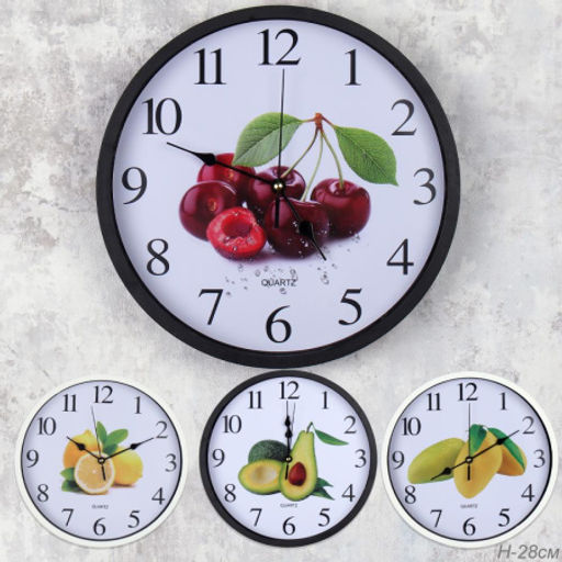 Цена за 1 шт. Часы настенные / 8614Т /уп 30/ - ГалеонТрейд фото 9