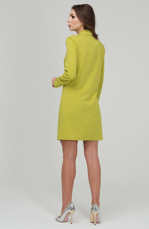 Эффектное платье лайм - Donna saggia фото 4