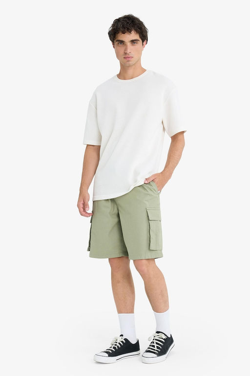 Kargo Fit Gabardin Bermuda _ort