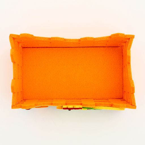 Пасхальный декор корзинка оранжевого цвета Петушек 10х16х9 см - Simaland фото 4