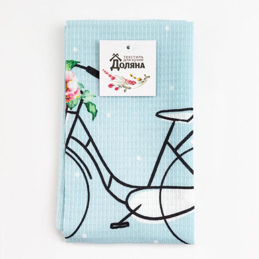 Цена за 2 шт. Полотенце кухонное Доляна LoveLife 35х60 см, 100% хлопок, 160г/м2  фото 5