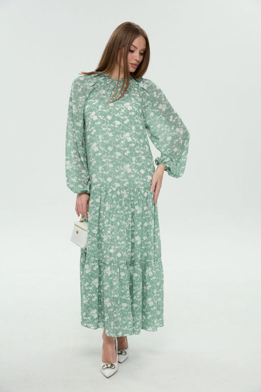 Платье NIKVA н1025-2 мята  фото 5