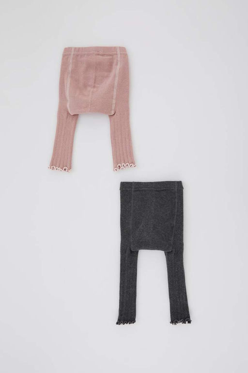 Комплект из 2 носков и колготок для маленьких девочек - Defacto фото 5