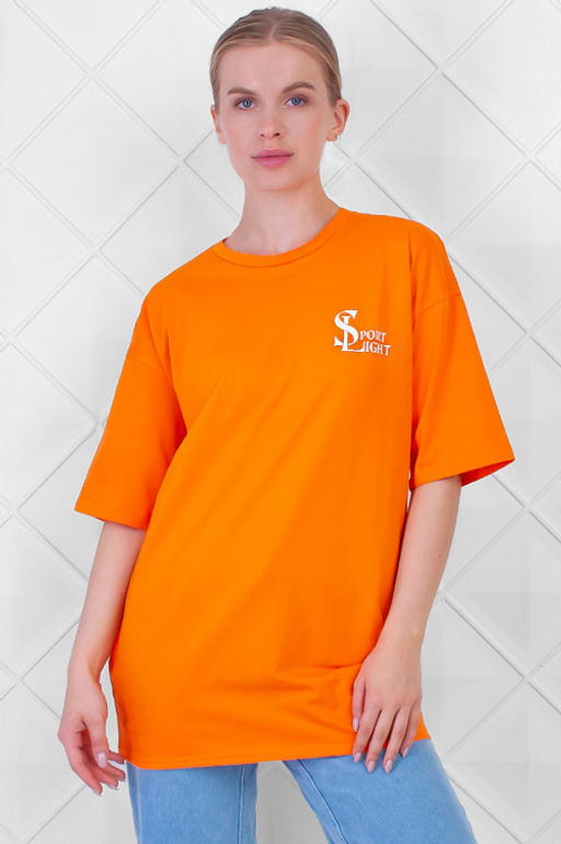 Арт. 3172/3 Футболка женская 44-52 (5 шт) Цвет:оранжевый - Калинка фото 5