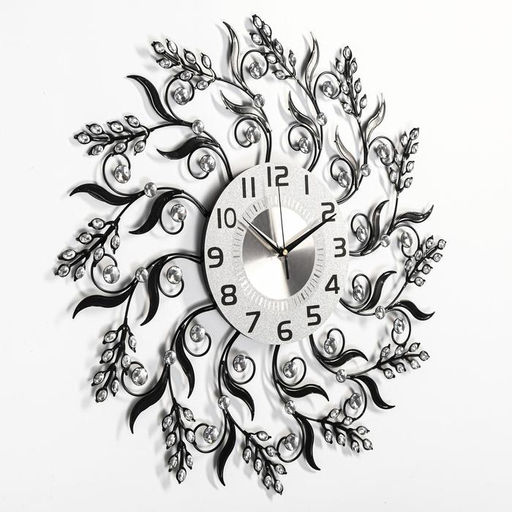 Часы настенные, серия: Ажур, "Огре", плавный ход, d-59 см, циферблат 22 см