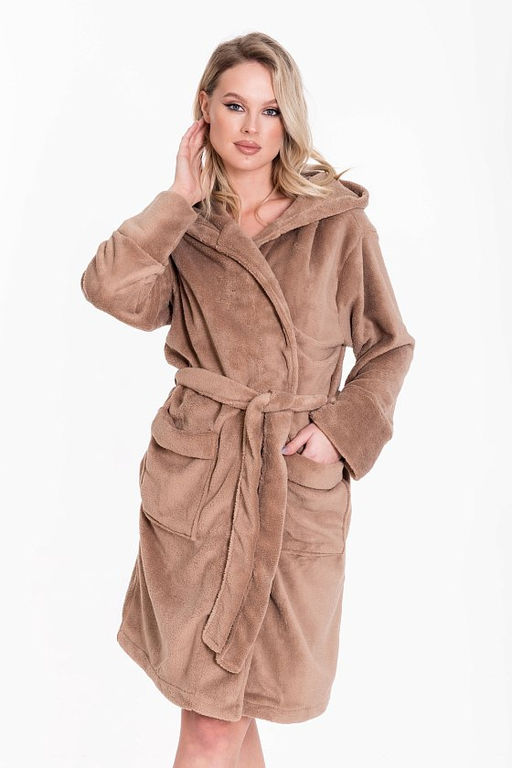 Халат М324277а коричневый - Елена фото 10