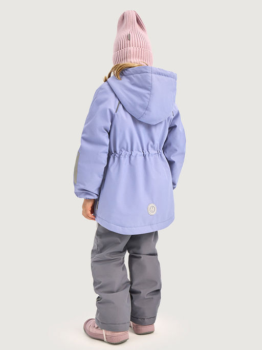 Костюм 7м1826 лаванда/светло-серый