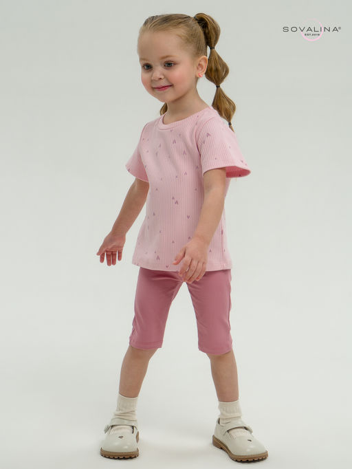 Костюм Актив лиловые сердечки-сухая роза - Sovalina фото 27