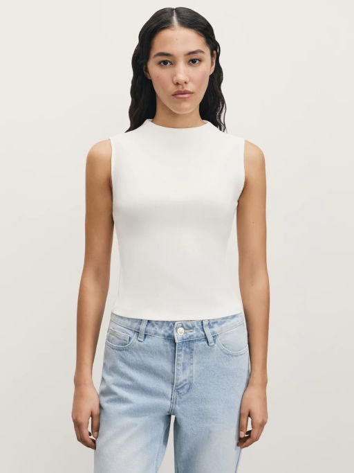 Базовый топ в рубчик / Zarina  фото 3