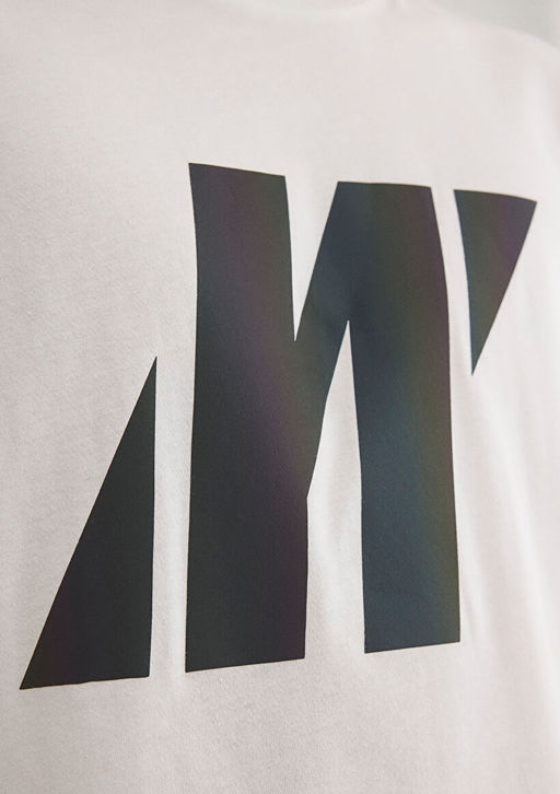 Mavi Pro Reflektor Logo Bask?l? Beyaz Tisort  фото 6