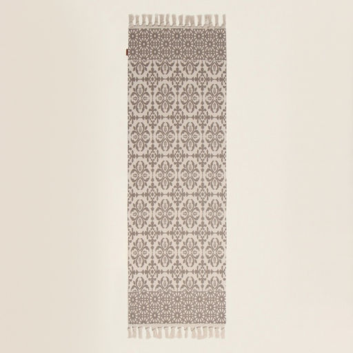 Коврик SL Home Cotton, 60180 см, серый, молочный, хлопок 50% - Sima-land home фото 3