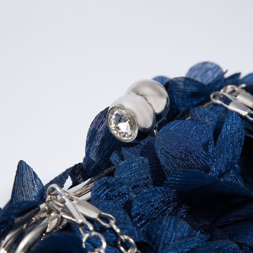 Сумка-клатч на фермуаре, цвет синий - Simaland фото 4