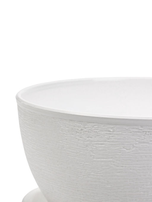 Цена за 3 шт. Горшок для цветов «Фиалочка», 500 мл, d=12.5 см, h=7 см, пластиковый, белый