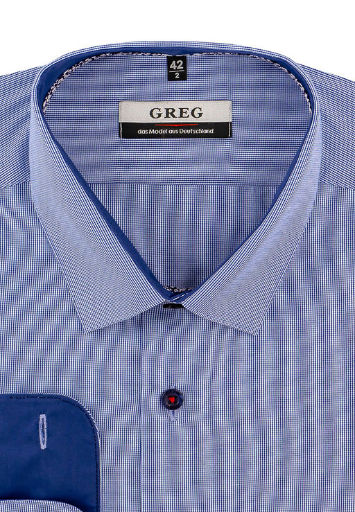 Сорочка мужская длинный рукав GREG 214/239/1155/ZV/1p фото 2