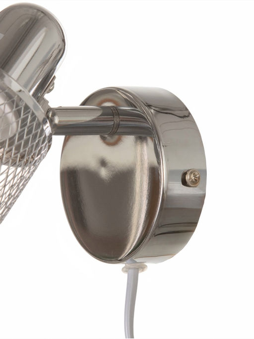 Бра настенное BayerLux «Анрия», 1хЕ14, 40 Вт, хром, 14×8×12 см