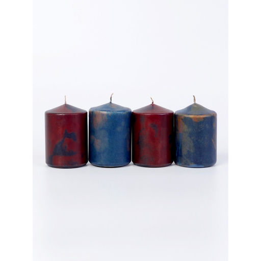 Цена за 2 шт. Свеча-цилиндр, 6×8.5 см, 180 г, 12 ч, МИКС