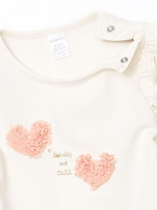 Bisiklet Yaka K?z Bebek Bluz ve T?t? Etek 2li