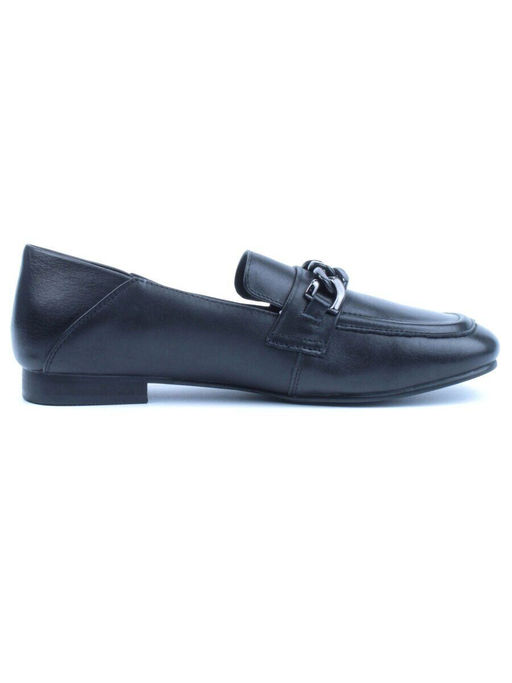 03-DCO117-1 BLACK Лоферы женские (натуральная кожа)