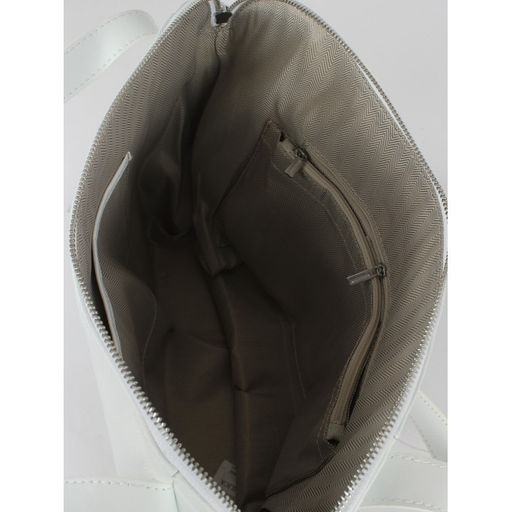 Сумка женская натуральная кожа GU 2033-6609, 1отд+еврокарм, плечевой ремень, белый SALE 261558 - Adelia фото 8