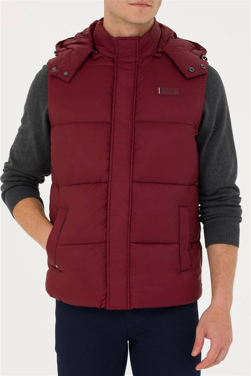 Мужской бордовый жилет Неожиданная скидка в корзине - U.s. polo assn фото 5