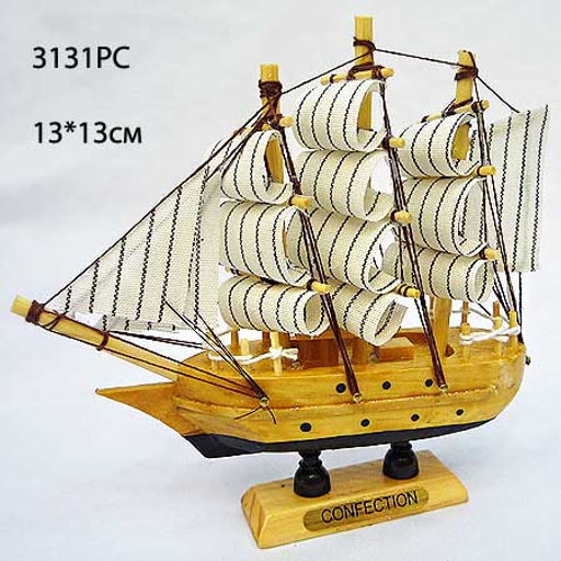 Макет парусного корабля 12х13 см / 3131PC /уп 200/ - ГалеонТрейд фото 4
