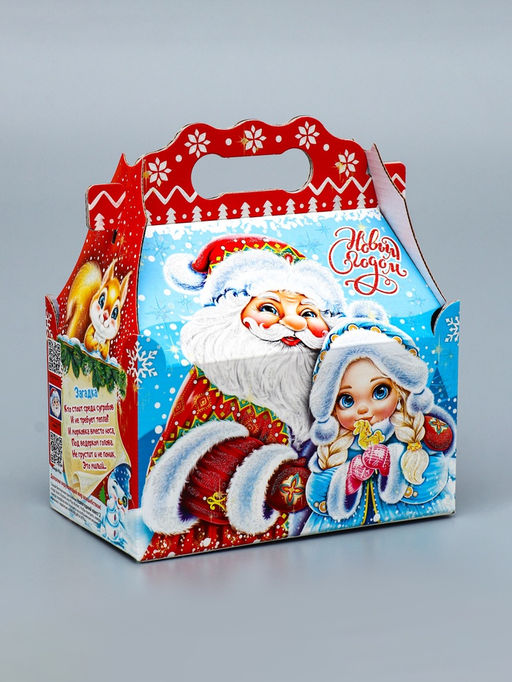 Цена за 2 шт. Подарочная новогодняя коробка «Встреча у елки», ларец 20×12×17 см