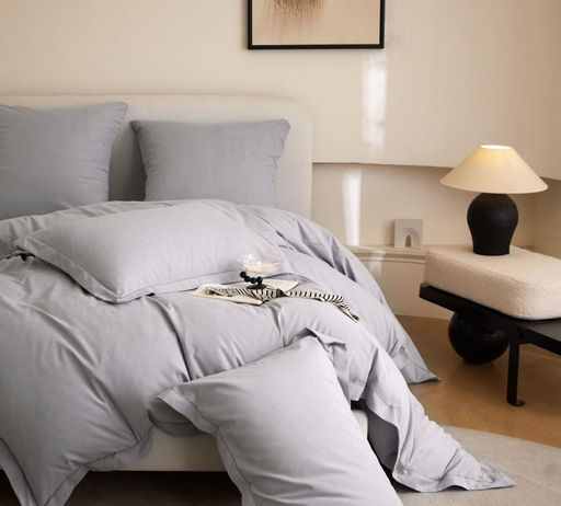 КПБ Mency Winni Бархатный Сатин на резинке по кругу MENBSR04 Евро