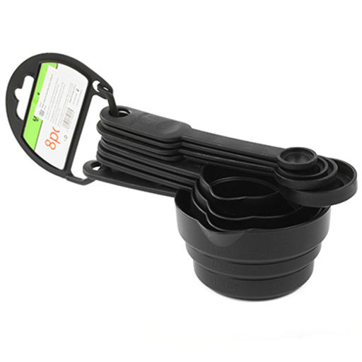 Ложка мерная пластмассовая, набор 8 штук (Китай) - Домашняя мода фото 2