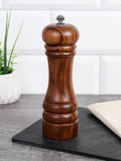 Мельница для специй и соли 15 см Акация / JS1197N-15 /уп 100/ - Галеонтрейд фото 2