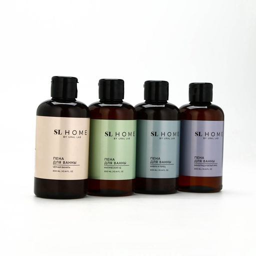 Пена для ванны URAL LAB, 300 мл, аромат чёрной ванили