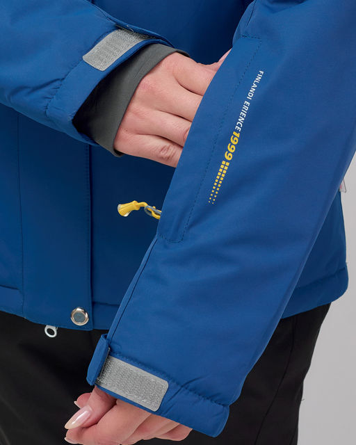 Горнолыжный костюм женский зимний синего цвета 02808S - Mtforce фото 9