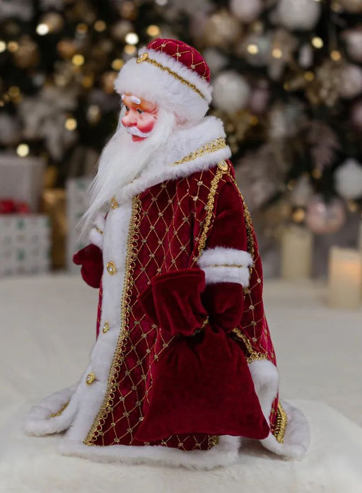 Дед Мороз Царский Царский 50см индивид.уп. КРАСНЫЙ - Коломеев фото 3