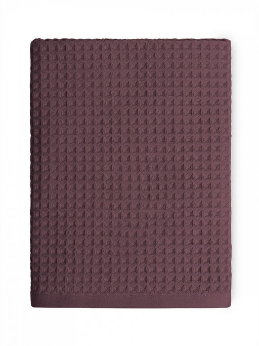 Полотенце для тела 70x140 марсала вафельное полотно