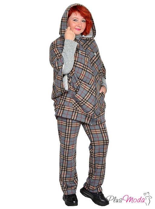 Жакет-парка Модель №1909 размеры 44-84 - Plusmoda фото 58